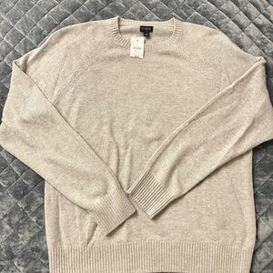 J. Crew Men's Grey Crewneck Sweater